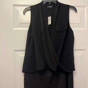 NWT The Limited Mini Black Sleeveless Casual Dress